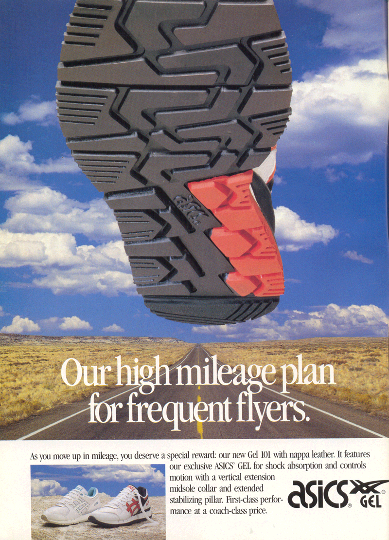 Retro Ad From October 1988, The Asics Gel 101