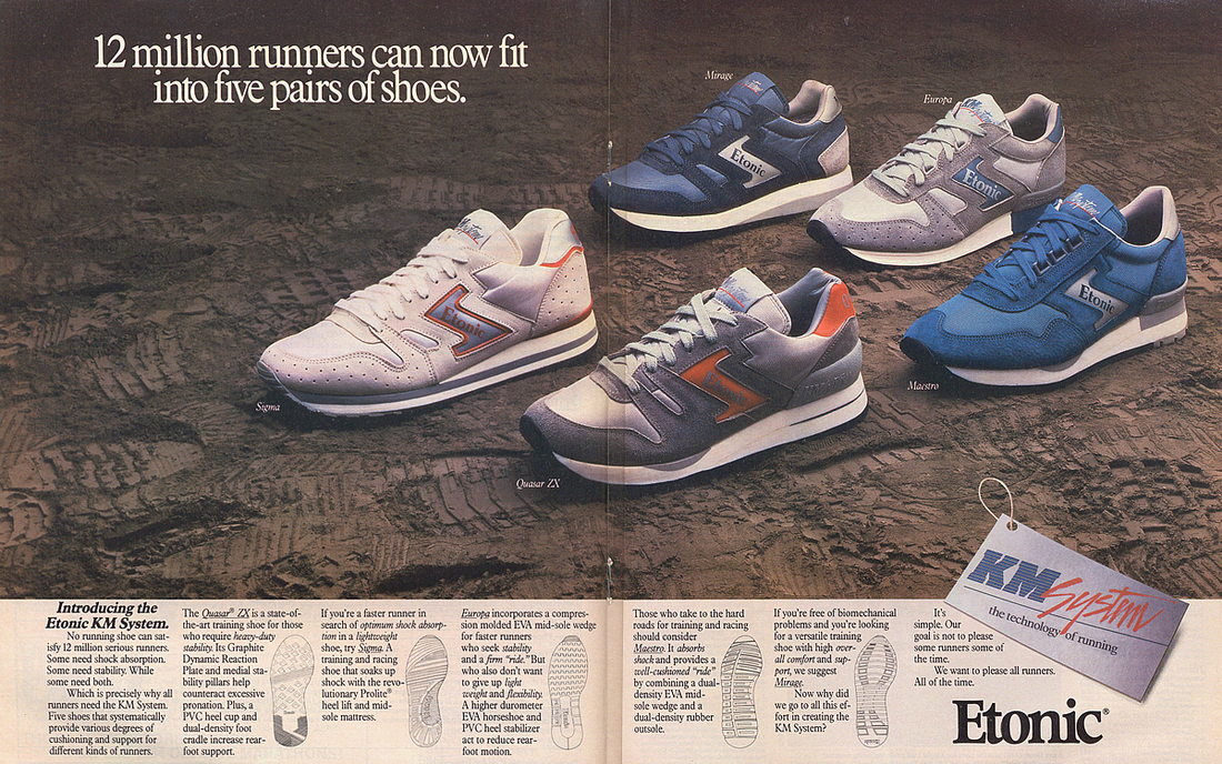 Retro Ad From October 1985, The Etonic KM System