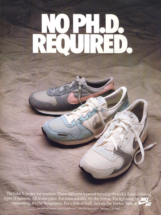 Retro Ad From May 1986, The Nike V-Series