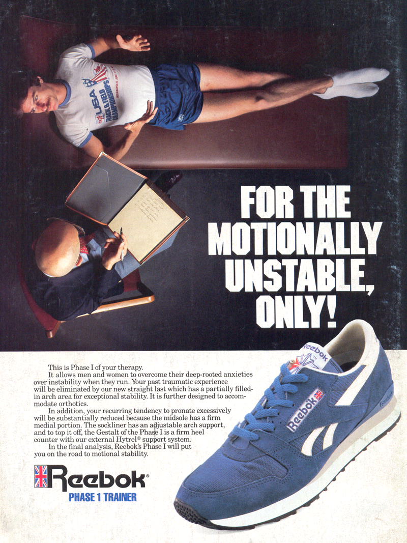 Retro Ad From November 1984, The Reebok Phase 1