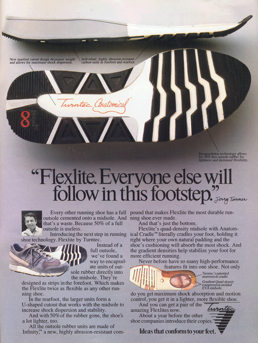 Retro Ad - June 1986 - Turntec Flexlite