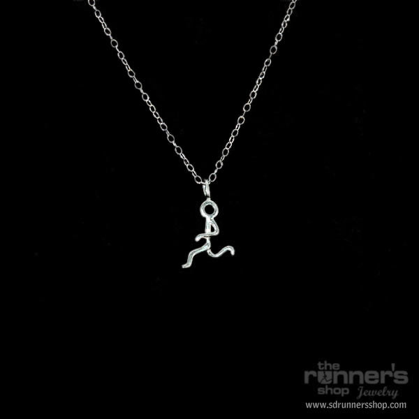 Silver "Hermes" Runner Necklace image 0