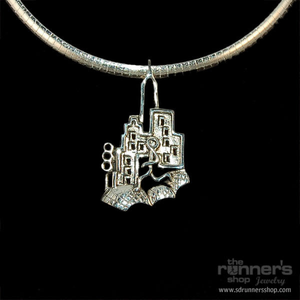 Silver Urban Runner "Hermes" Runner Necklace image 0