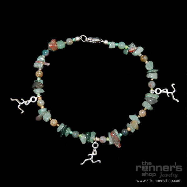 Silver "Hermes" Runner w/ Fancy Jasper Bracelet image 0