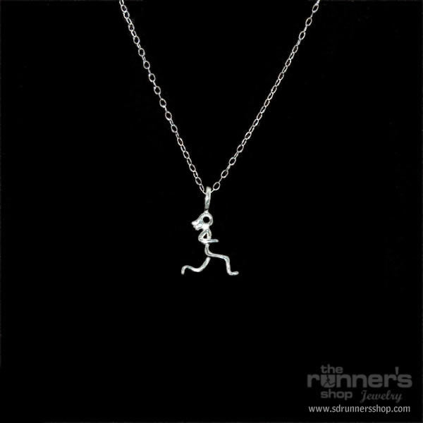 Silver "Atalanta" Runner Necklace image 0