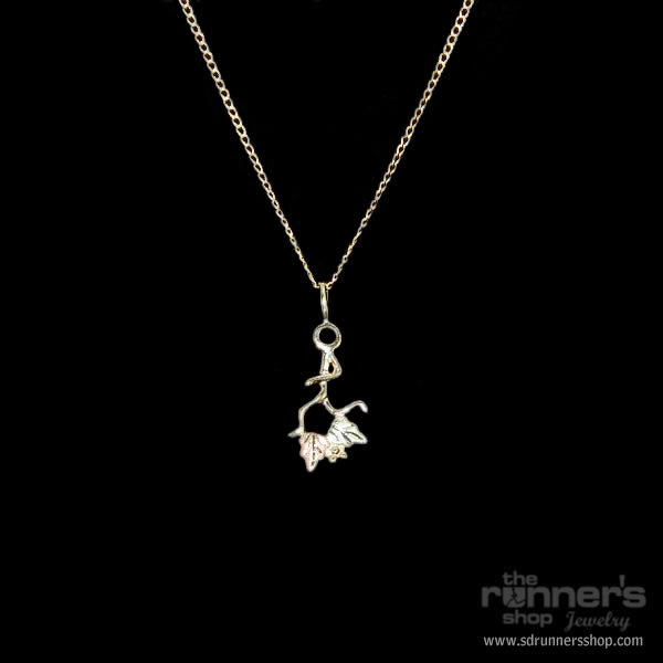 Gold "Hermes" Runner w/ Black Hills Gold Necklace image 0