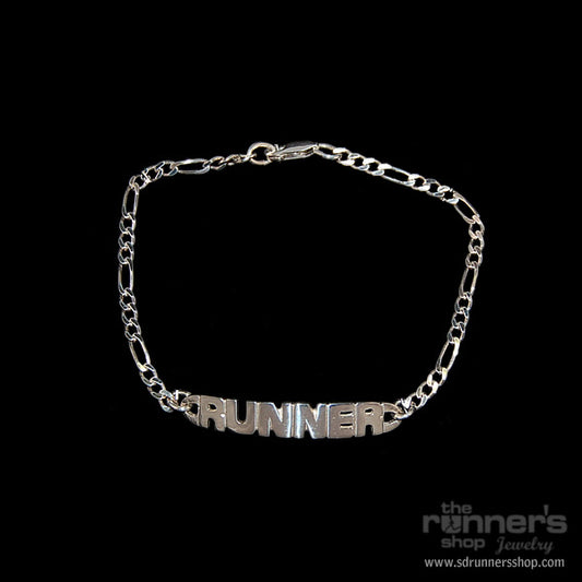 Silver "Runner" Anklet image 0